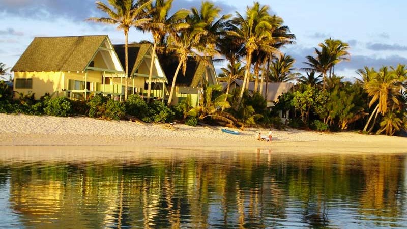 Whitesands Beach Villas from lagoon